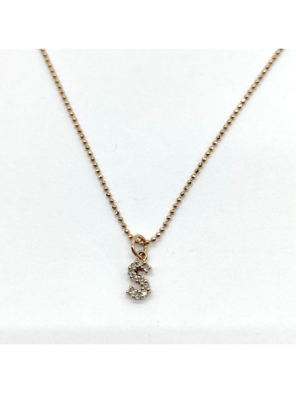 Jewelry Necklace Natural Diamond Gold 1071766